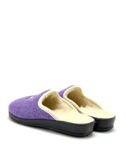 Mules entièrement fourrées laine Femme Pantoufles, Chaussons