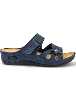 Outlet Mules fantaisie à patte scratch Femme Mules