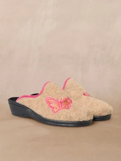 Hot Mules grande largeur Femme Pantoufles, Chaussons