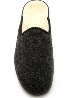 New Mules mixtes fourrées laine majoritaire Homme Chaussons|Chaussures Homme