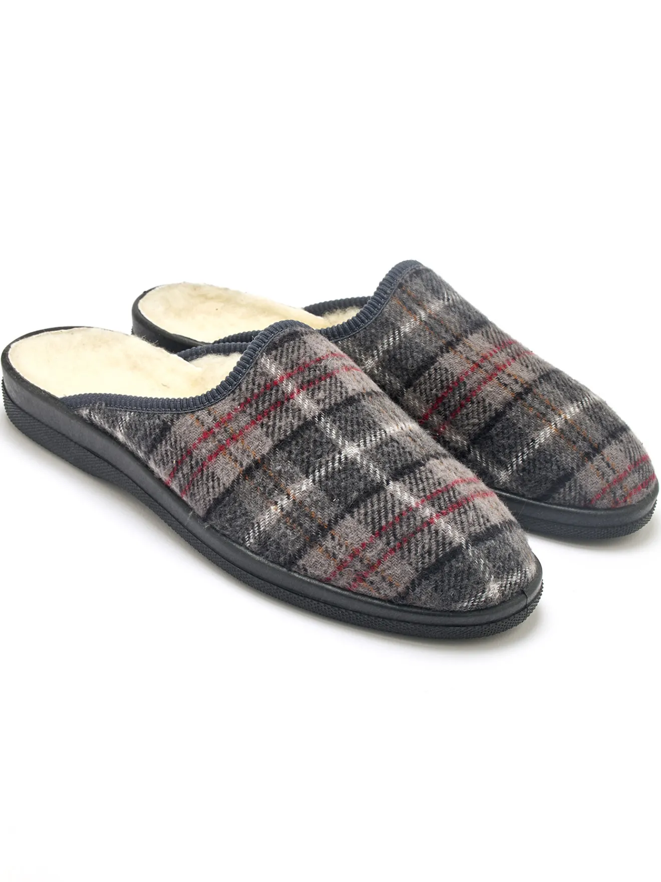Best Mules mixtes fourrées laine majoritaire Homme Chaussons|Chaussures Homme