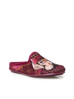 Online Mules motif chat ou chien Femme Pantoufles, Chaussons