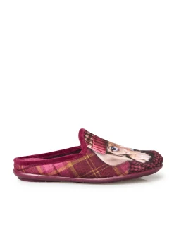 Online Mules motif chat ou chien Femme Pantoufles, Chaussons