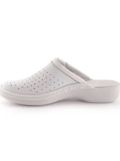 Hot Mules ultra légères en cuir Femme Chaussures Paramédicales