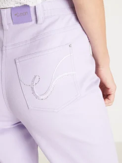 New Pantacourt 5 poches coupe droite Femme Pantacourt|Pantalon