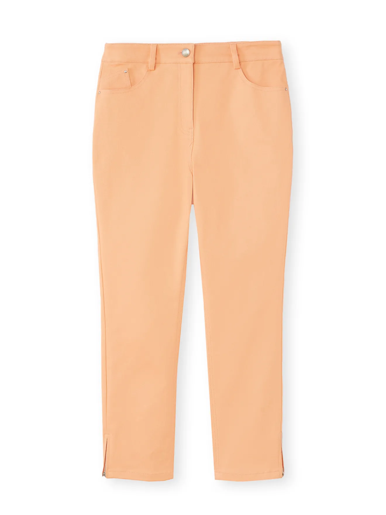 Clearance Pantacourt 5 poches coupe droite Femme Pantacourt|Pantalon