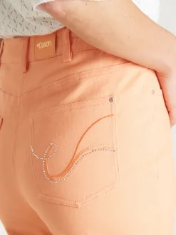 Clearance Pantacourt 5 poches coupe droite Femme Pantacourt|Pantalon