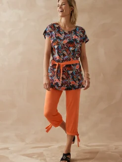 Best Pantacourt en maille style sarouel Femme Pantalon