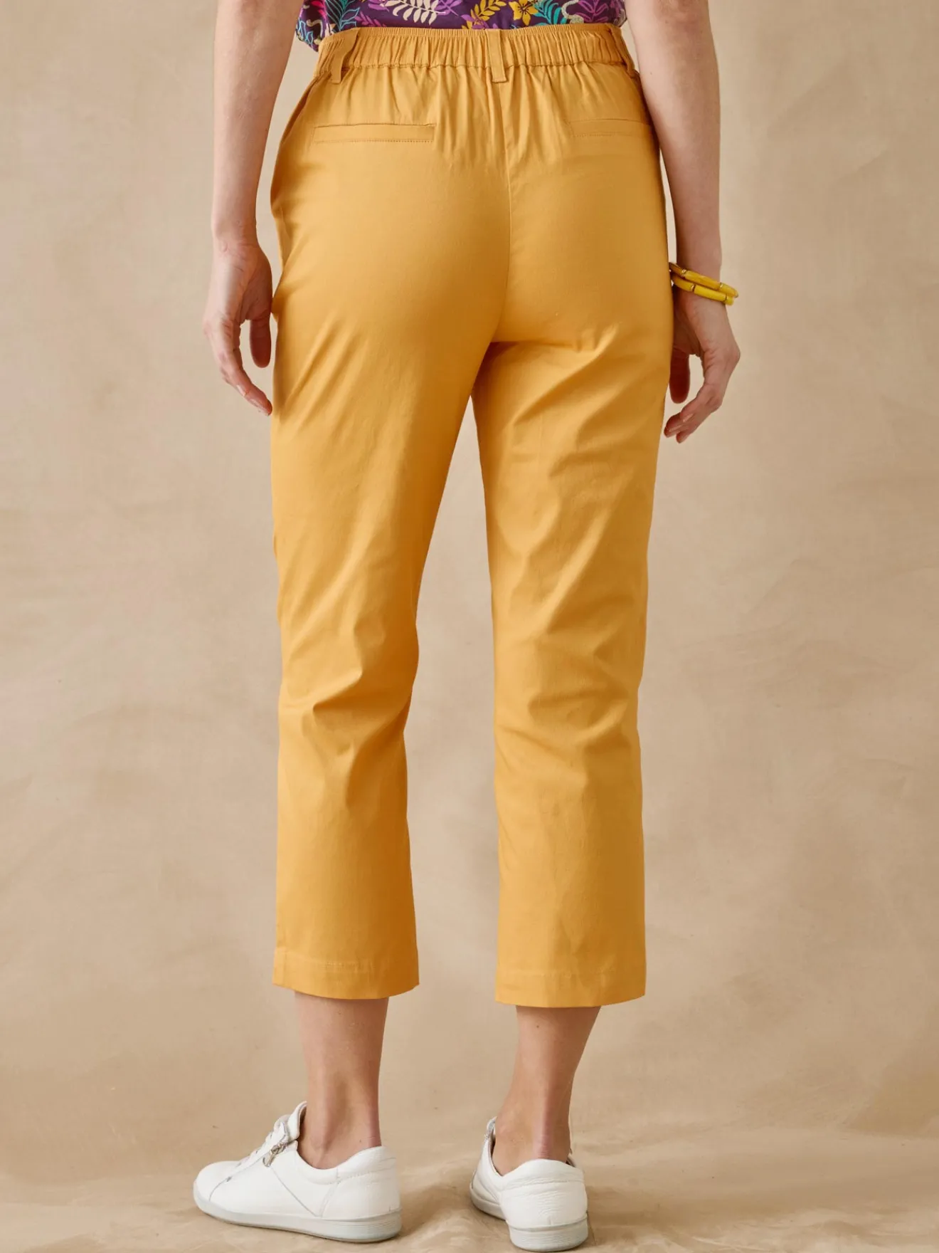 New Pantacourt extensible Femme Pantacourt|Pantalon