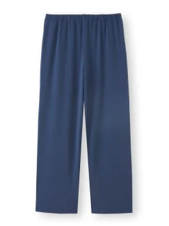 Outlet Pantacourt élastiqué en maille Femme Pantacourt|Pantalon