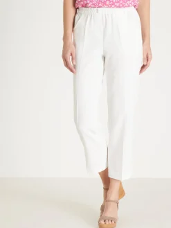 Sale Pantacourt élastiqué entrejambe 60cm Femme Pantacourt|Pantalon