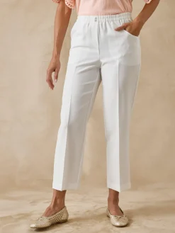 Hot Pantacourt élastiqué entrejambe 60cm Femme Pantacourt|Pantalon