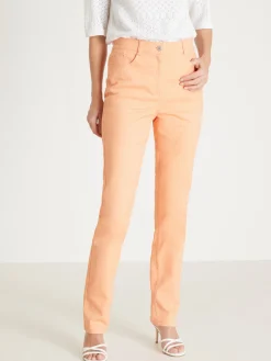 Online Pantalon 5 poches coupe droite Femme Pantalon