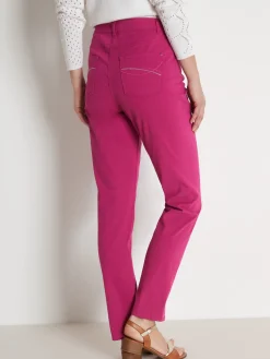 Discount Pantalon 5 poches coupe droite Femme Pantalon