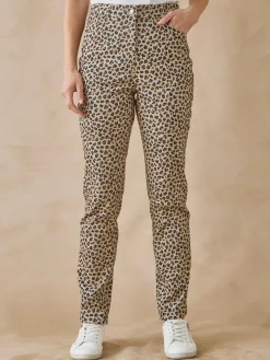 Hot Pantalon 5 poches coupe droite Femme Pantalon