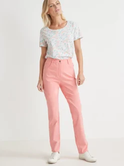 Hot Pantalon 5 poches coupe droite Femme Pantalon