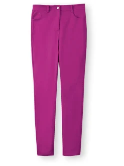 Clearance Pantalon 5 poches coupe droite Femme Pantalon