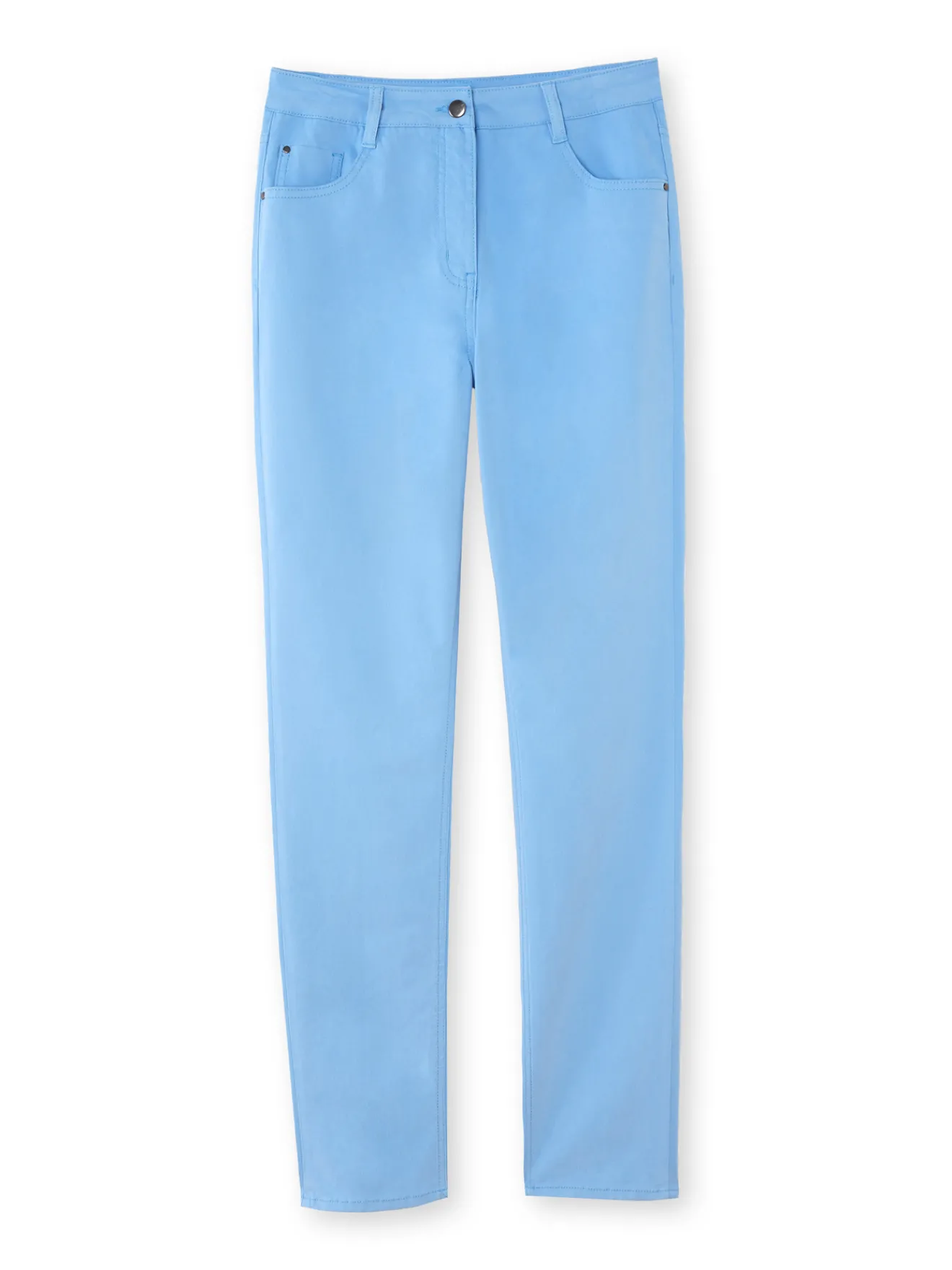 Online Pantalon 5 poches coupe droite Femme Pantalon