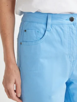 Online Pantalon 5 poches coupe droite Femme Pantalon
