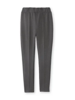 Best Pantalon droit élastiqué maille milano Femme Pantalon