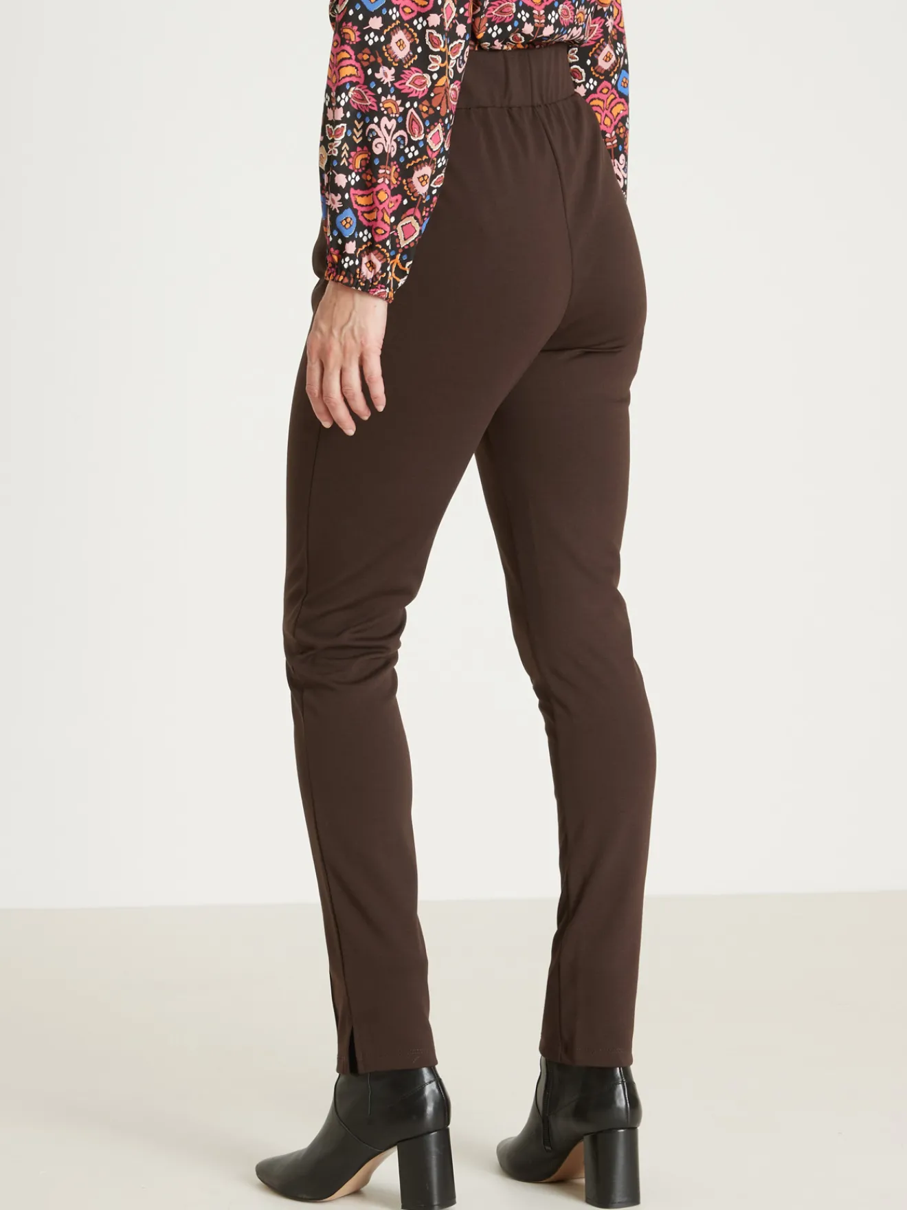 Discount Pantalon droit élastiqué maille milano Femme Pantalon