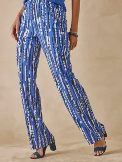 Clearance Pantalon en crêpe fluide Femme Pantalon