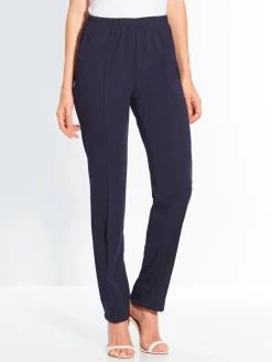 New Pantalon en maille stature -d'1,60m Femme Pantalon