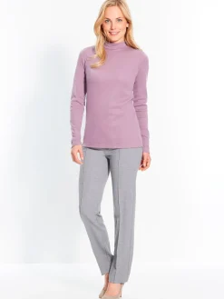 Pantalon en maille stature -d'1,60m Femme Pantalon