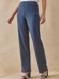 Hot Pantalon entièrement élastiqué en maille Femme Pantalon
