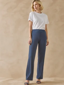 Hot Pantalon entièrement élastiqué en maille Femme Pantalon