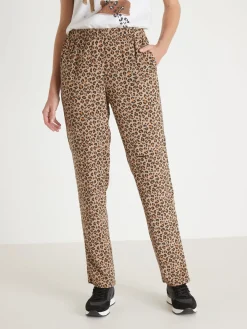 New Pantalon entièrement élastiqué Femme Pantalon