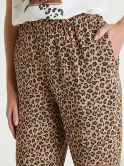 New Pantalon entièrement élastiqué Femme Pantalon