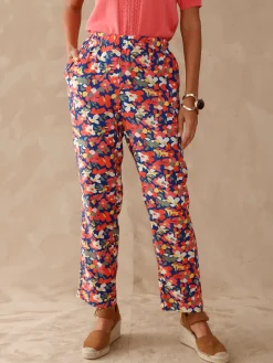 Sale Pantalon fluide entièrement élastiqué Femme Pantalon