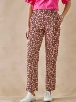 Outlet Pantalon fluide élastiqué Femme Pantalon