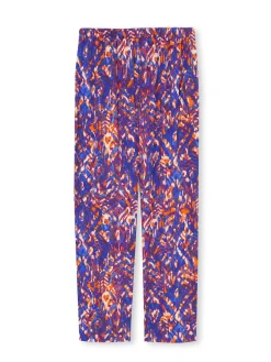 Pantalon fluide élastiqué Femme Pantalon