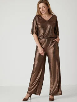 Best Pantalon irisé élastiqué Femme Pantalon