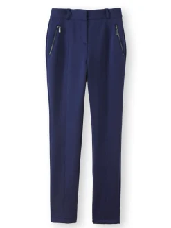 Clearance Pantalon élastiqué dos maille satinée Femme Pantalon