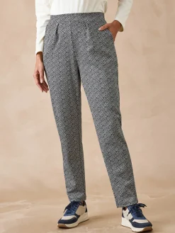 Clearance Pantalon élastiqué en maille Femme Pantalon