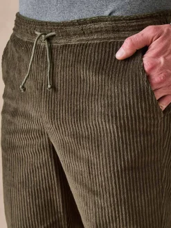 Sale Pantalon élastiqué en velours 200 raies Homme Pantalon