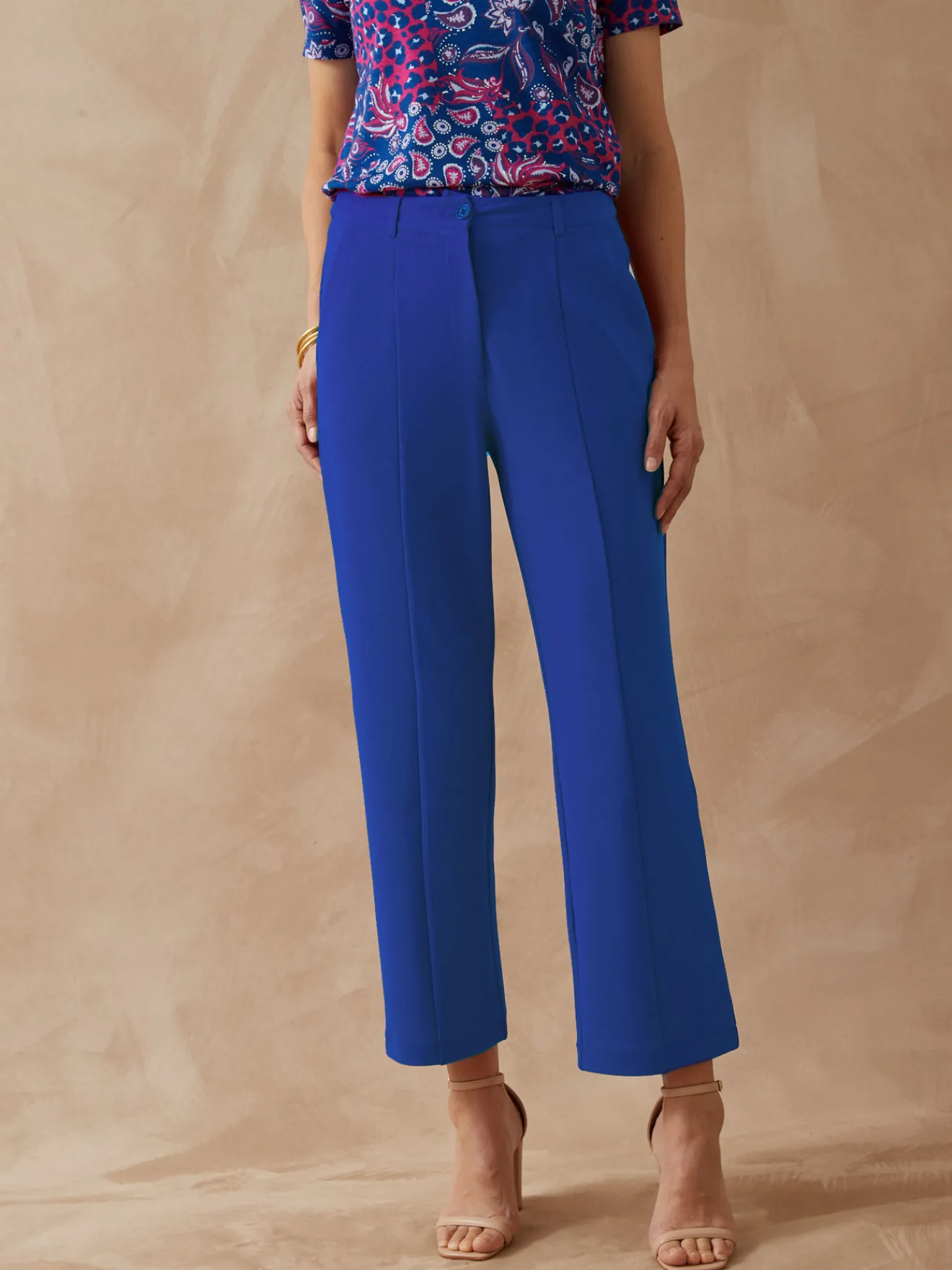 Pantalon 7/8ème en maille Femme Pantalon