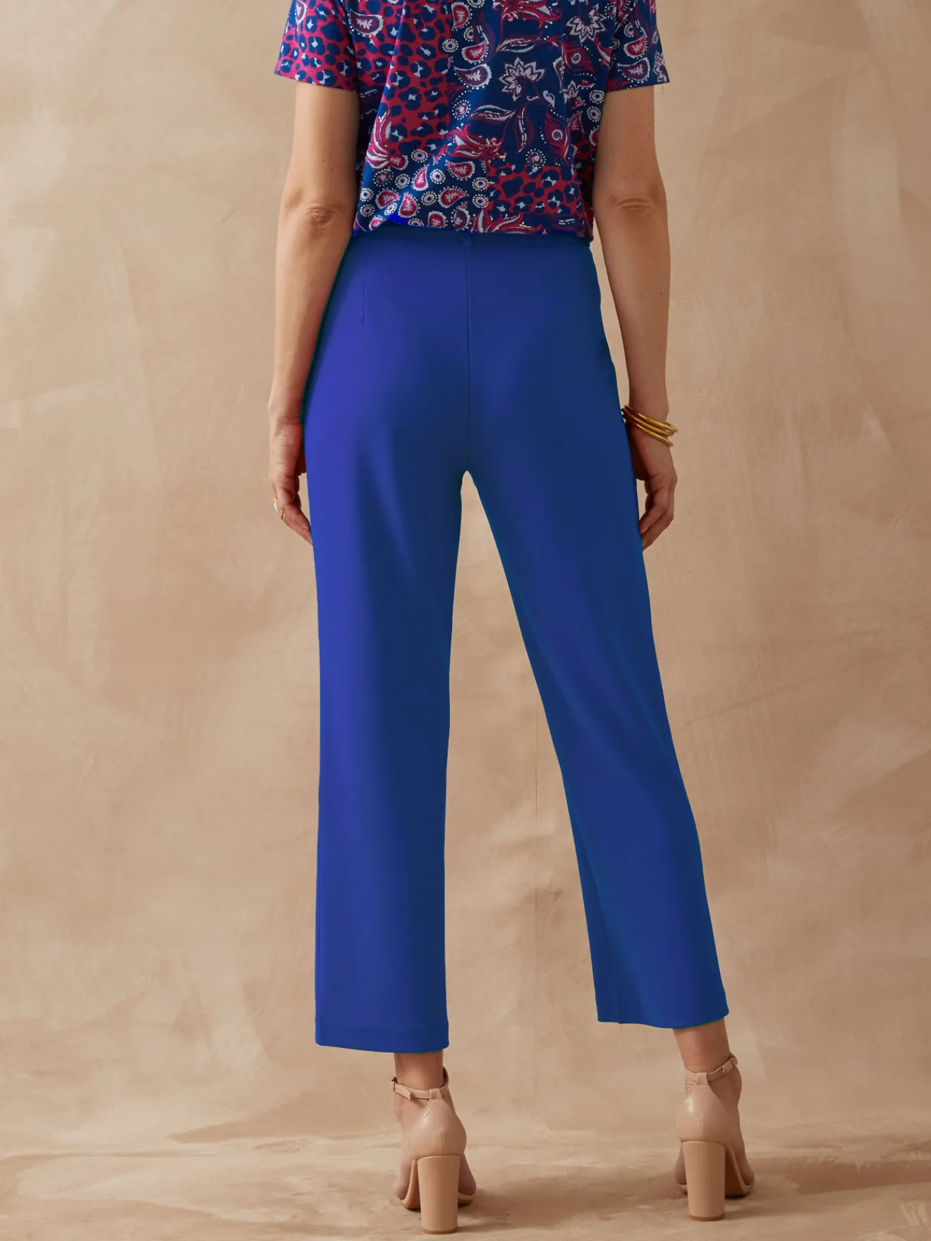 Pantalon 7/8ème en maille Femme Pantalon