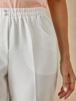 New Pantalon 7/8ème élastiqué Femme Pantalon