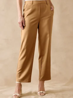 New Pantalon 7/8ème élastiqué dos Femme Pantalon