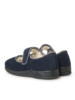 Pantoufles babies fourrées à scratch Femme Pantoufles, Chaussons