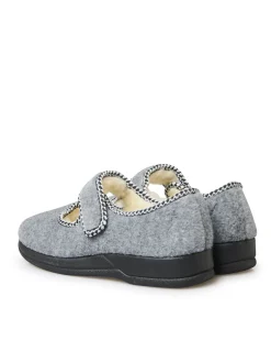 New Pantoufles babies fourrées à scratch Femme Pantoufles, Chaussons