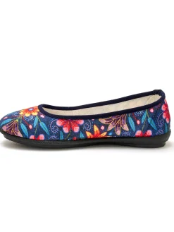 Clearance Pantoufles ballerines fantaisie Femme Chaussures En Toile