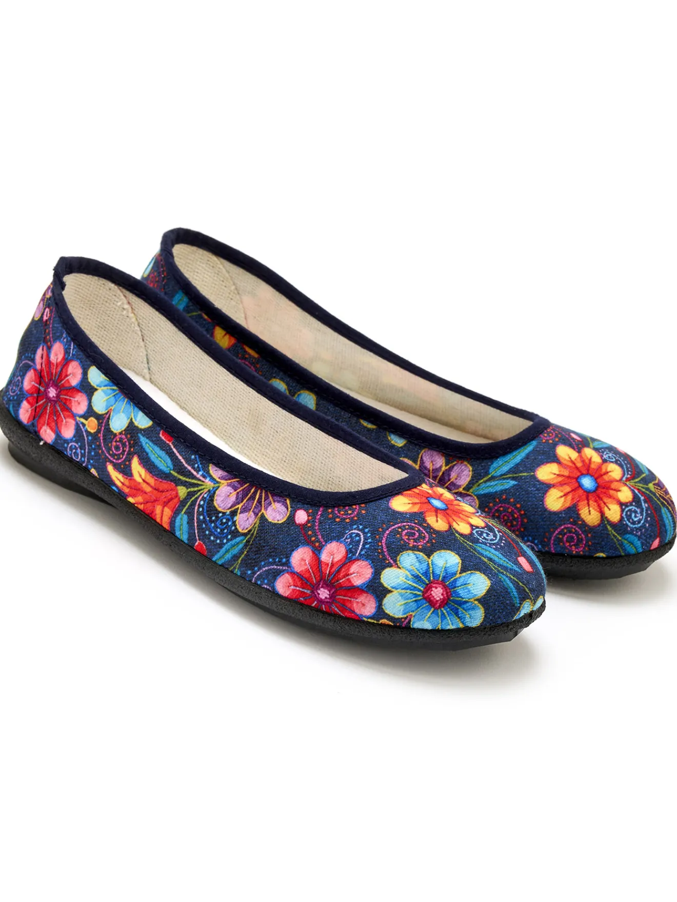 Clearance Pantoufles ballerines fantaisie Femme Chaussures En Toile