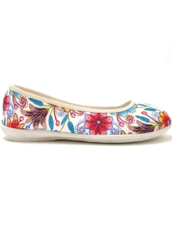Clearance Pantoufles ballerines fantaisie Femme Chaussures En Toile