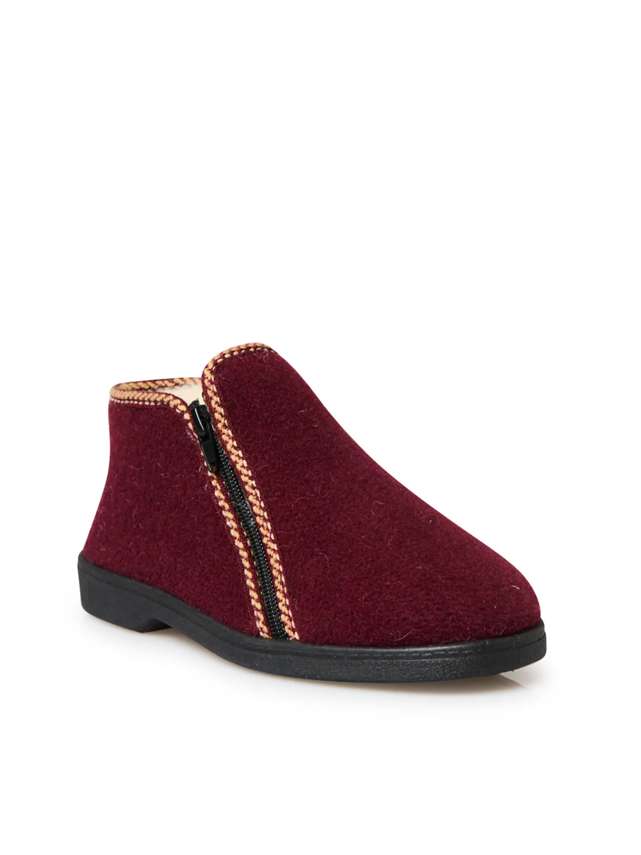 Best Pantoufles bottillons doublées 80% laine Femme Pantoufles, Chaussons