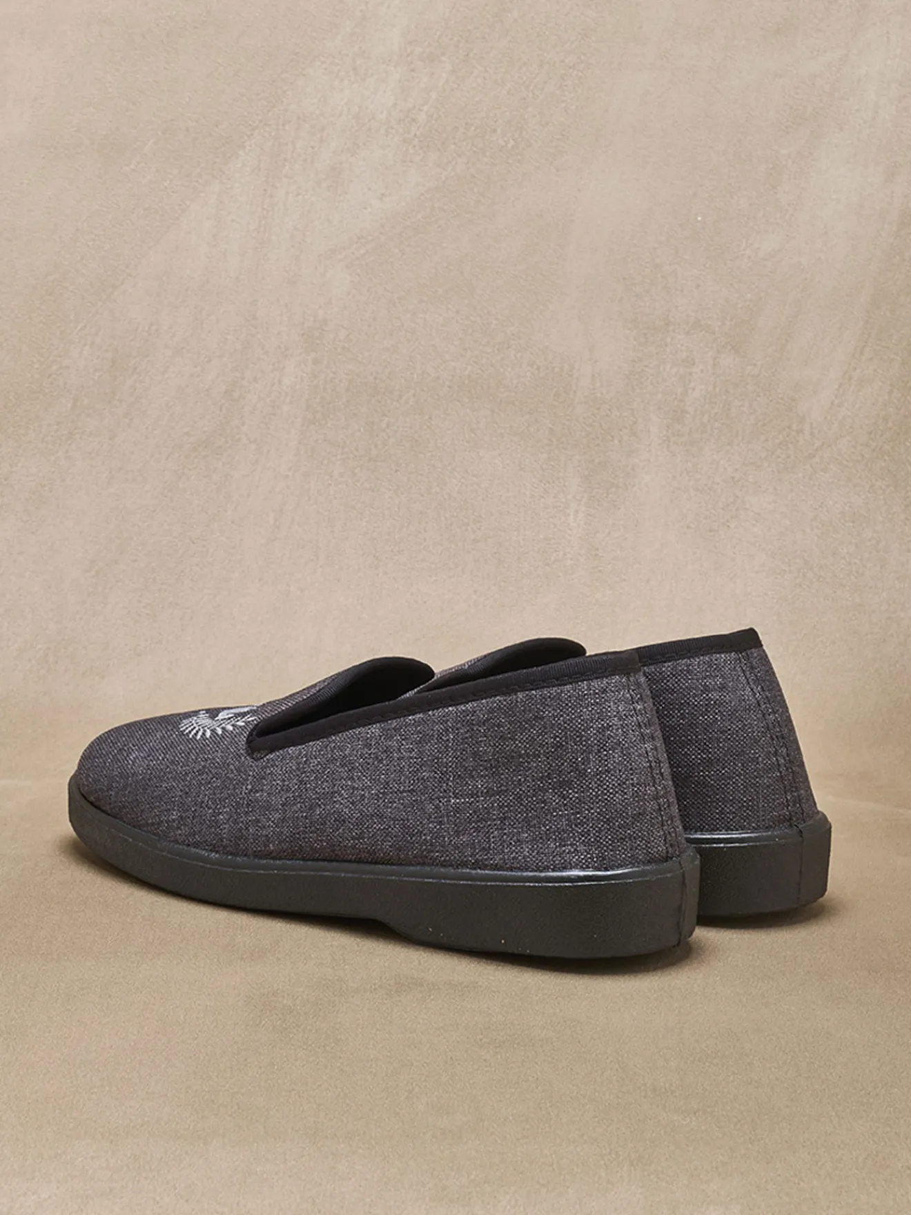 New Pantoufles brodées intérieur éponge Homme Chaussons|Chaussures Homme